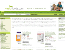 Tablet Screenshot of healthfoods.com